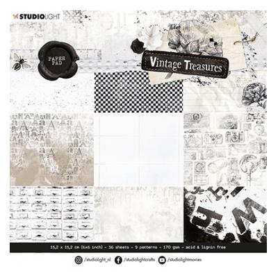 StudioLight Vintage Treasures Nr.43 Designpapiere - Paper Pad