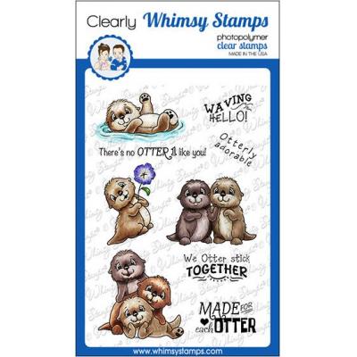 Whimsy Stamps Crissy Armstrong Clear Stamps - Otter Variety 2
