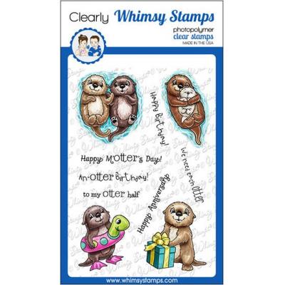 Whimsy Stamps Crissy Armstrong Clear Stamps - Otter Variety