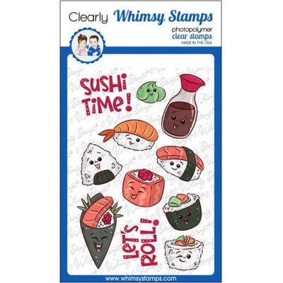 Whimsy Stamps Krista Heij-Barber Clear Stamps - Sushi Time