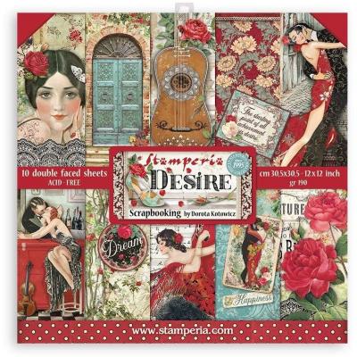 Stamperia Desire Designpapiere - Paper Pack