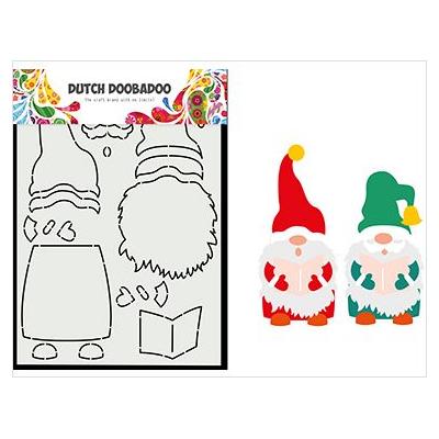 Dutch DooBaDoo Dutch Card Art - Built Up Caroling Gnome