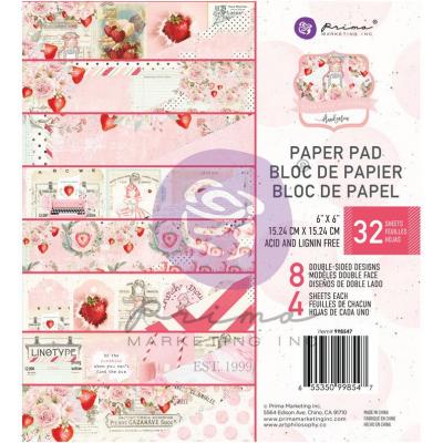 Prima Marketing Strawberry Milkshake Designpapiere - Paper Pad