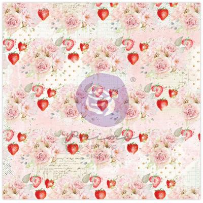 Prima Marketing Strawberry Milkshake Spezialpapier - Vellum Sheet