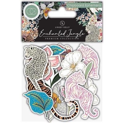 Craft Consortium Enchanted Jungle Die Cuts - Chipboard Ephemera