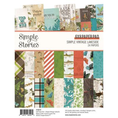 Simple Stories Lakeside Designpapiere - Paper Pad