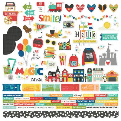Simple Stories Say Cheese At The Park Sticker - Cardstock Stickers
