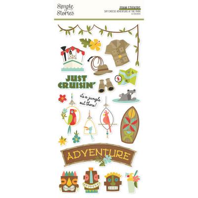 Simple Stories Say Cheese Adventure At The Park Sticker - Foam Stickers