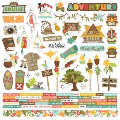 Simple Stories Say Cheese Adventure At The Park Sticker - Cardstock Stickers