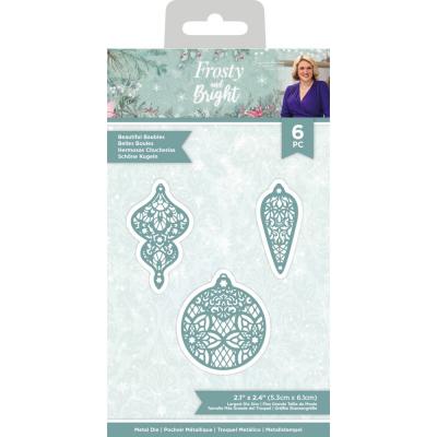 Crafter's Companion Frosty And Bright Metal Dies - Beautiful Baubles