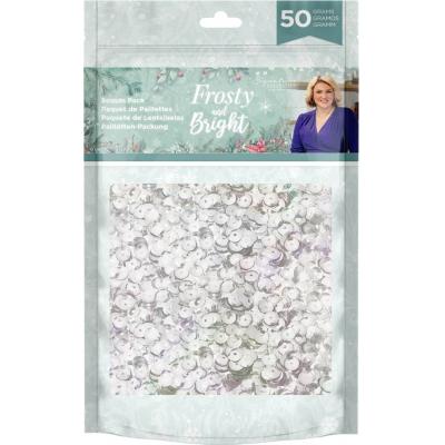 Crafter's Companion Frosty And Bright Embellishments - Iridescent Sequin Pack