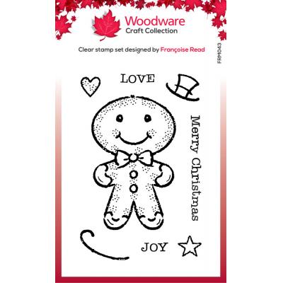 Creative Expressions Woodware Craft Collection Clear Stamps - Gingerbread Man