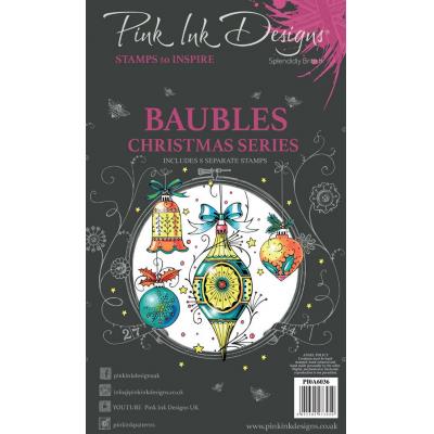 Creative Expressions Pink Ink Designs Clear Stamps - Baubles