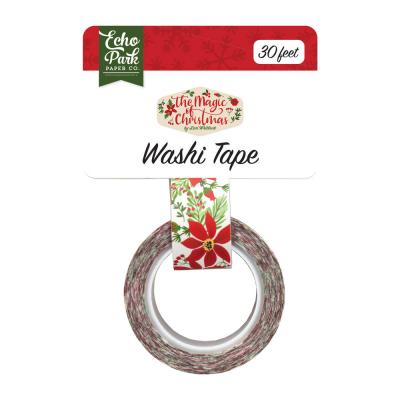 Echo Park The Magic Of Christmas Washi Tape - Christmas Floral Bunch