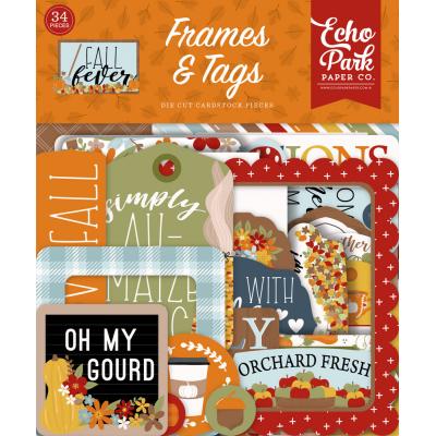 Echo Park Fall Fever Die Cuts - Frames & Tags