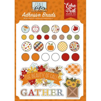 Echo Park Fall Fever Embellishments - Adhesive Brads