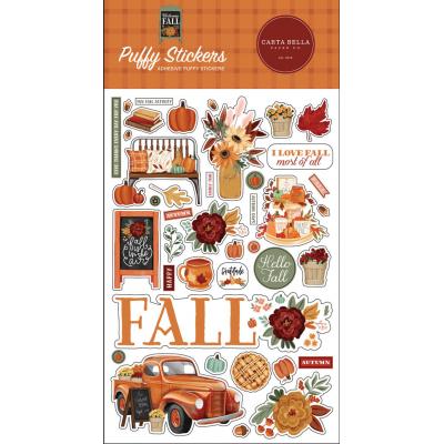 Carta Bella Welcome Fall Sticker - Puffy Stickers