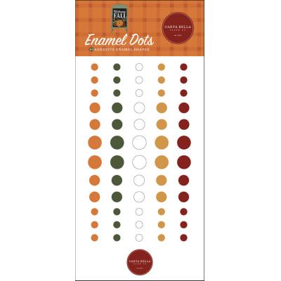 Carta Bella Welcome Fall Embellishments - Enamel Dots