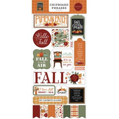 Carta Bella Welcome Fall Sticker - Chipboard Phrases