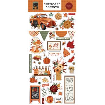 Carta Bella Welcome Fall Sticker - Chipboard Accents