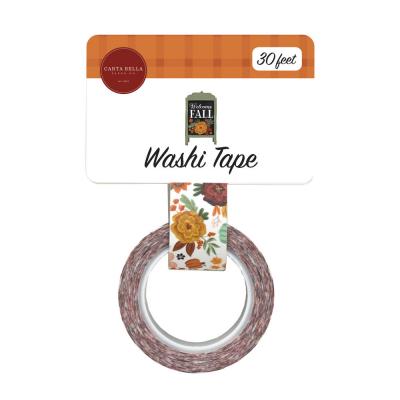 Carta Bella Welcome Fall Washi Tape - Fall Floral