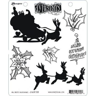 Ranger Dyan Reaveley Dylusions Cling Stamps - Mr. Boo's Adventures