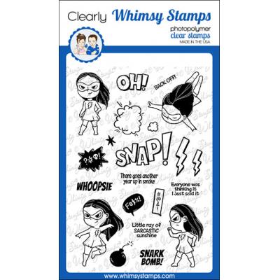 Whimsy Stamps Deb Davis Clear Stamps - Oh, Snap!