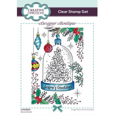 Creative Expressions Designer Boutique Clear Stamps - Snow Dome