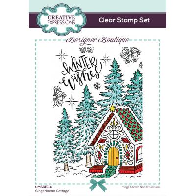 Creative Expressions Designer Boutique Clear Stamps - Gingerbread Cottage