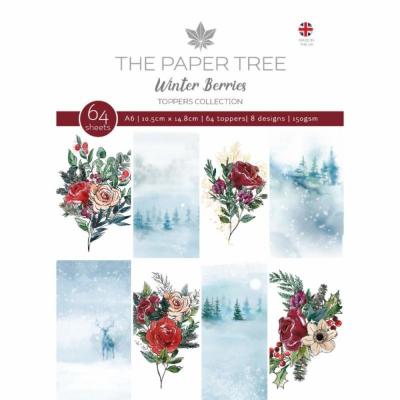 Creative Expressions The Paper Tree Winter Berries Designpapiere - Toppers Collection
