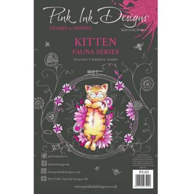 Creative Expressions Pink Ink Designs Clear Stamps - Kitten