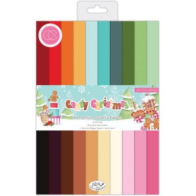 Craft Consortium Candy Christmas Cardstock - Paper Pad