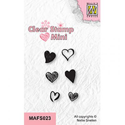 Nellie's Choice Clear Stamps - Hearts