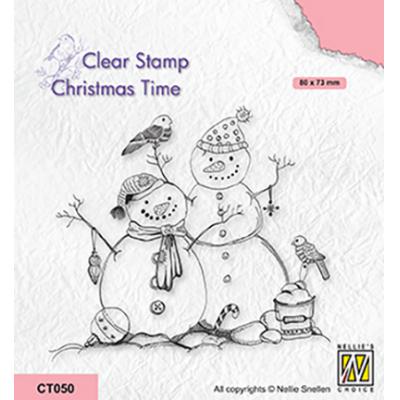 Nellie's Choice Clear Stamp - Snowmen