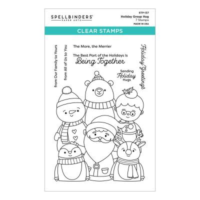 Spellbinders Clear Stamps - Holiday Group Hug