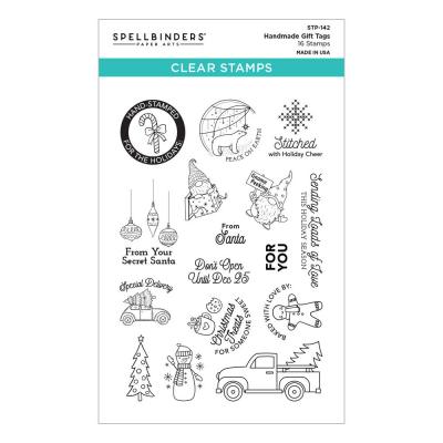Spellbinders Clear Stamps - Handmade Gift Tags
