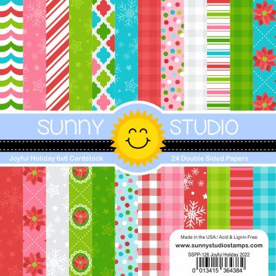Sunny Studio Designpapiere - Joyful Holiday