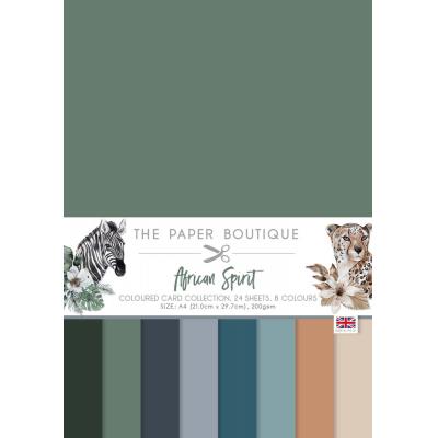 The Paper Boutique African Spirit Cardstock - Coloured Card Collection