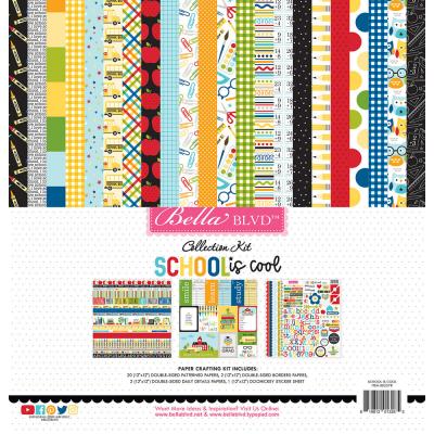Bella Blvd School Is Cool Designpapiere - Collection Kit