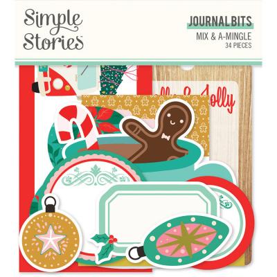 Simple Stories Mix & A-Mingle Die Cuts - Journal Bits