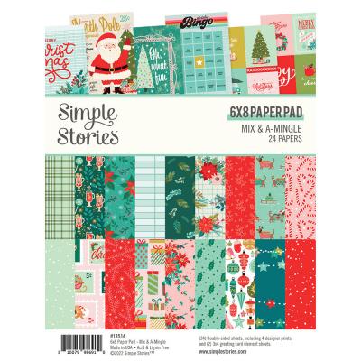 Simple Stories Mix & A-Mingle Designpapiere - Paper Pad