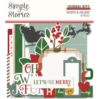 Simple Stories Hearth & Holiday Die Cuts - Journal Bits