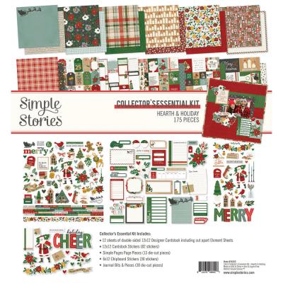 Simple Stories Hearth & Holiday Designpapiere - Collector's Essential Kit