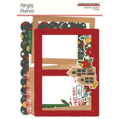Simple Stories Hearth & Holiday Die Cuts - Chipboard Frames
