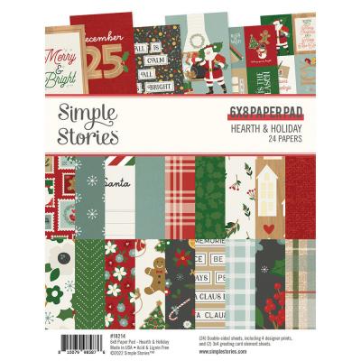 Simple Stories Hearth & Holiday Designpapiere - Paper Pad
