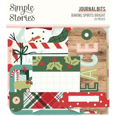 Simple Stories Baking Spirits Bright Die Cuts - Journal Bits
