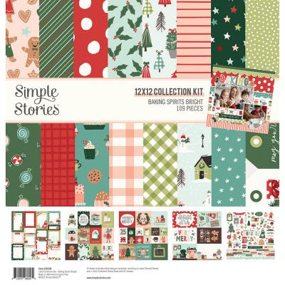 Simple Stories Baking Spirits Bright Designpapiere - Collection Kit