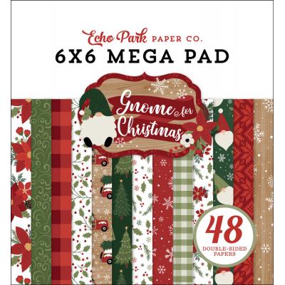 Echo Park Gnome For Christmas Designpapiere - Cardmakers Mega Pad