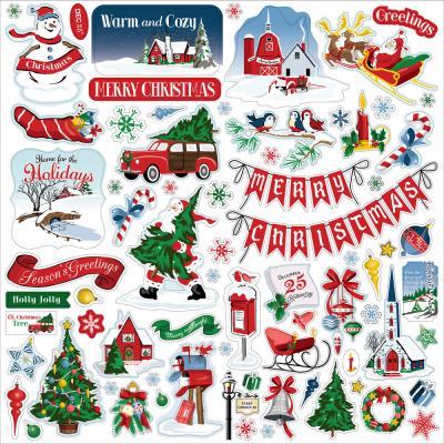 Carta Bella White Christmas Sticker - Element Sticker