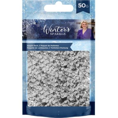 Crafter's Companion Winter's Sparkle Embellishments - Sequin Pack